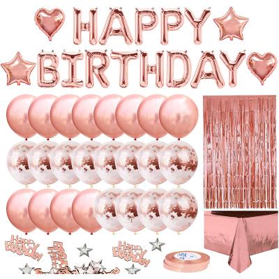 China 1.Happy Birthday Banner Party Decoration Balloon Holiday Confetti Balloon Decoration Birthday Balloons Party Supplier for sale