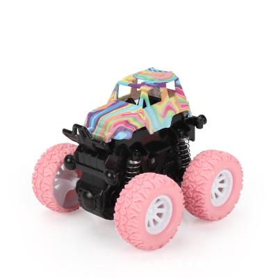 China Toy Cars Rc Cars Double Roll Stunt Car 4wd Power Inertia Friction Climbing Toy for sale