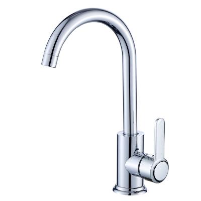 China Modern 304 Stainless Steel Electroplating Cold And Hot Kitchen Faucet And Sink Faucet for sale