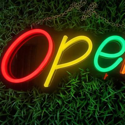 China Qulity Store OPEN Custom LED Flex Neon Custom Sign for sale