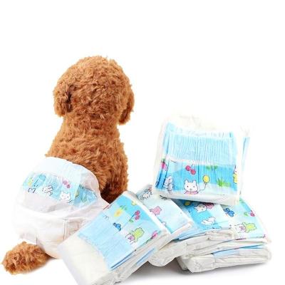 China Sustainable Premium Eco-friendly Super Water Absorption Pet Pee Diaper 6 sizes Dog Diaper For Male & Female Pet for sale