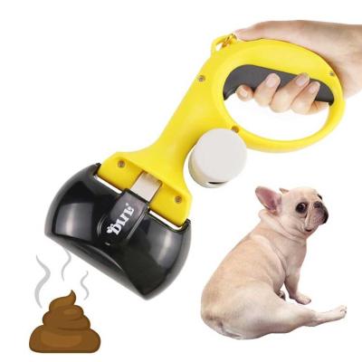 China Sustainable Pooper Scooper For Dogs And Pet Outdoor Cleaning Tool Dog Poop Scooper Poop Picker With Poop Bag Dispenser Wholesale 2023 for sale