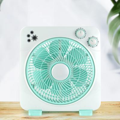 China Cheap 12 Inch Square Box Hotel Fans Multifunctional Table Fan for sale