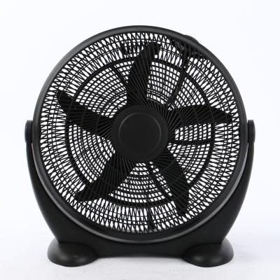 China 20 Inch Electric Portable Box Fan Floor Fan Table Plastic Fan Hotel for sale