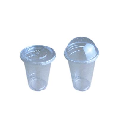 China Full PLA Disposable Biodegradable Disposable Plastic Cold Cup With Lid 9-32 oz for sale