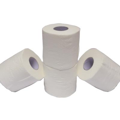 China Hot Selling Bleached Bamboo Bleached Bamboo Toilet Paper Bath Tissue With Outer Copy Paper for sale