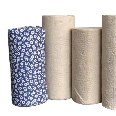 China Kitchen Bamboo Unbleached Paper Roll Pulp Individual Wrap Copy Paper for sale