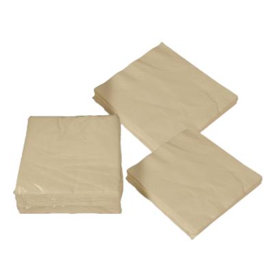 China White 100% Bamboo Pulp Paper Napkins Unbleached Embossed Cocktail Napkin for sale