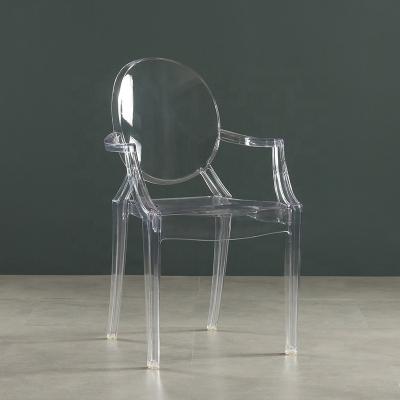 China Other Professional Acrylic Chair Custom Transparent Acrylic Chair With Arms for sale