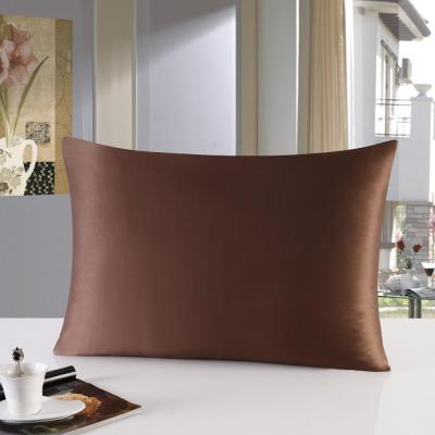 China Mulberry Silk 16 momme luxury 100% silk pillow case with zipper style for sale