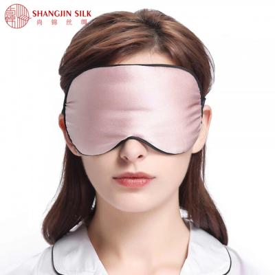 China Best Selling 100% Pure Silk Anti-Wrinkle Eyemask Anti-Wrinkle Cute With Embroidery Logo for sale