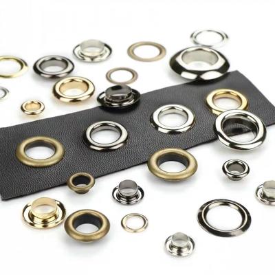 China Handbag accessories factory wholesale copper circle supplies eyelets alloy eyelets for curtain/garment for sale