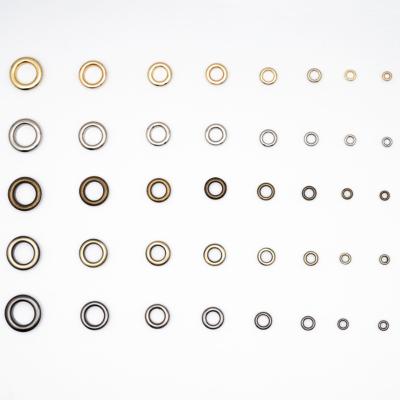 China Bag Accessories Wholesale Various Sizes Oval Grommets Eyelets Metal Eyelets For Bag / Garment for sale