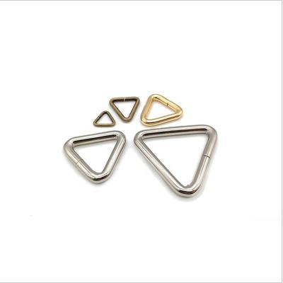 China Handbag Accessories Customized Bag Hardware High Quality Accessories Triangle Rings Buckle Metal Buckle Zinc Alloy Wholesale for sale