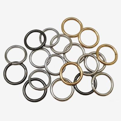 China Custom Handbag Accessories Handbags Hardware Accessories Bag Tie Open Metal Connecting O Ring Buckle for sale