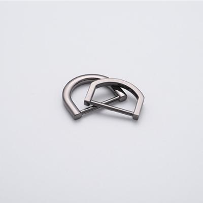 China Zinc Alloy Metal D Ring Buckle For Bags Handle Handbag Accessories Factory Price Custom Size Hardware for sale