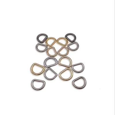 China Custom Made Solid Handmade High Quality D Brass Ring Buckle For Bag Accessories Waist Bag Purse Accessories for sale