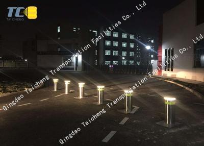 China Adhesive Strip Pneumatic Bollards 304 Stainless Steel Electric Security Bollards for sale