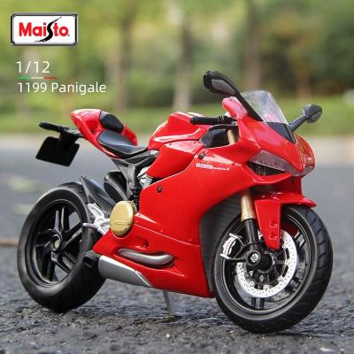 China 1:12 Ducati Panigale Motorcycle Model Static Die Cast Vehicles Hobby Motorcycle Diecast Collectable 1199 Diecast Toy Maisto Toy Gifts for sale