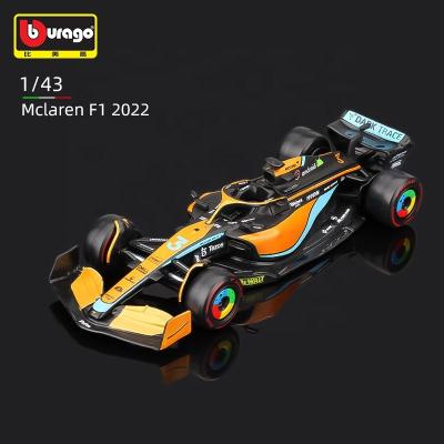 China Diecast Model Luxury Vehicle Diecast McLaren F1 MCL36 #3 Daniel Ricciardo #4 Lando Norris Alloy Car Die Cast 1:43 Toy Bburago Play 2022 New for sale