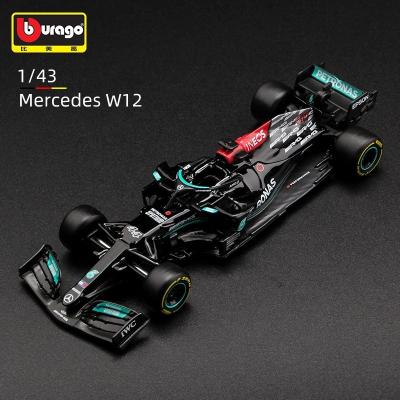 China Toy Bburago 1:43 F1 W12 E Mercedes-AMG Diecast Representation Racing Model Simulation Car Alloy Toy Collection Gift Hamilton 2021 for sale