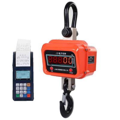 China Industrial Commercial Electronic Weight Function OCS Hook Scale Up To 50 Tons With Remote Control for sale