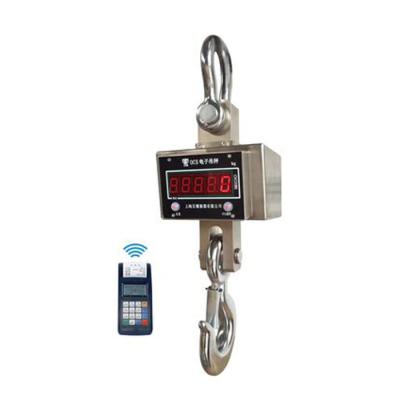 China Tension weight function-tested OCS hook-reinforced remote electronic direct-view hoist scale for sale