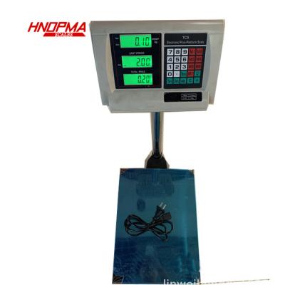 China Industrial Bench Scale 100kg Analog Scale Platform Weight Tare Assessment Function Bench Scales for sale