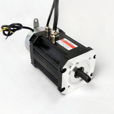 China 100W 250W 375W P.M. DC Motor Square BLDC Brushless Gear Waterproof Motor for sale