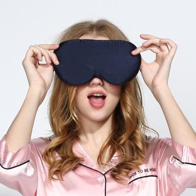 China Nurture Customized 100% Mulberry Silk Eye Mask With Adjustable Strap for sale