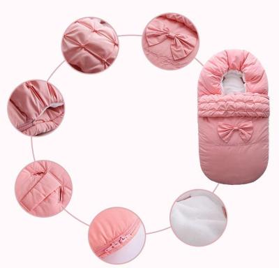 China Amazon Sale Autumn and Winter Baby Sleeping Bag Breathable Warm Pure Cotton Thickened Anti-Kick Sleeping Bag for sale