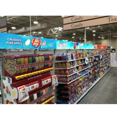 China Indoor P1.5 1.5Mm Digital Signage Shelf Led Display Strip Ticker Shelves Video Advertising Screen For Supermarket Retail Store for sale