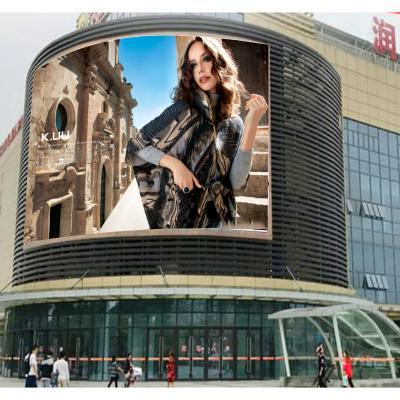 China Outdoor P10 outdoor capacitive fixed installation waterproof led advertising display led screen full color  billboard screen for sale