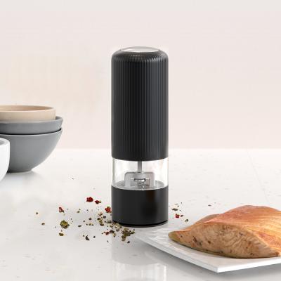 China Sustainable Hot Selling ABS Battery Operated Automatic Electric Amazon Salt and Pepper Grinder Pepper Mill for sale