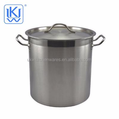 China Sustainable hot pot commercial cookware resturant cookwares stainless steel stainless stock pot for sale