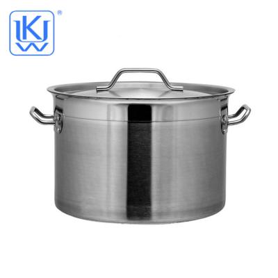 China Large Industrial Collapsible Kitchenware Kitchenware Industrial Collapsible Stock Pot Stainless Steel Pot Set Sustainable Kitchenware OEM for sale