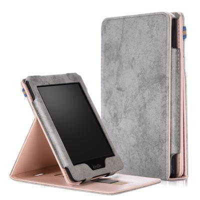 China Yes PU Stand Case Leather Cover for Amazon light up brand new paperwhite 1/2/3/4 e-reader for sale