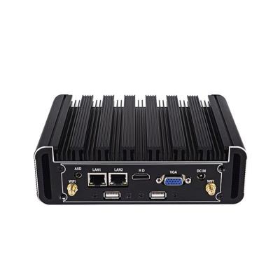 China Fan Design Factory Outlet Best Quality Mini i3 Fanless 4005U Mini Pc Industrial Fanless Tablet Computer for sale