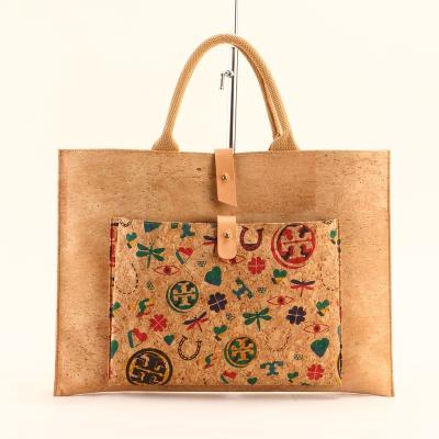 China Protect Tablet ISO14001 GRS Certificate High Quality Handmade Wholesale Customize Size 17inch Packing Cork Computer Bag Laptop Bag Briefcase for sale