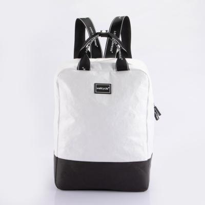 China New Design New Design Washable Paper DUPONT PAPER Backpack Custom Brand Topgrade Anti-theft LOGO Brand New for sale