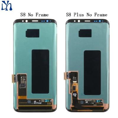 China For Galaxy s8 For Samsung S8 LCD With View Replacement For S8 Plus G955 S8 G950 LCD Display Touch Screen Digitizer G950F for sale