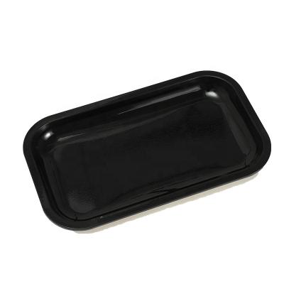 China Custom Empty Rolling Tray Tobacco Tin Smoking Small Metal Tray Logo Rolling Tray Hot Selling Wholesale Cheapest for sale