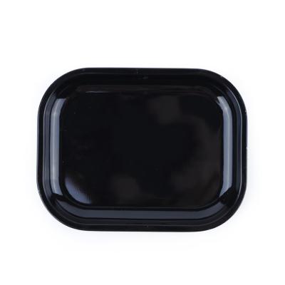 China Portable Smoking Metal Tin Rolling Tray Custom Logo Small Pure White Color Accessories Vapro JL-003Z Metal Small for sale