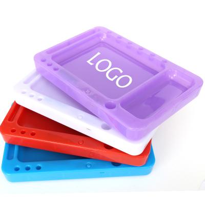 China PP Wholesale Newcomer JL-Z0037 Multifunctional Custom Design Rechargeable LED Light Up OEM Logo Rolling Tray for sale