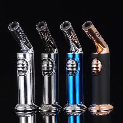 China Factory Direct Jobon JL-081V Logo BBQ Grill Electronic Cigar Windproof Lighter Custom Wholesale Direct Rechargeable Torch Lighter for sale