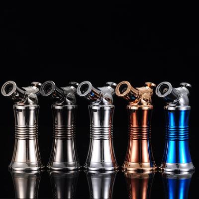 China Portable Camping Camping Torch Lighter Vapro Gas Torch Lighter Flame Gun Butane Lighter Kitchen Cigar Lighter JL-090V for sale