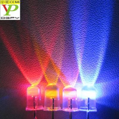 China Candle Lights 3mm 5mm Candle Flickering LED Yellow Red Blue Green Green Candle Led (CE & RoHS Compliant) for sale