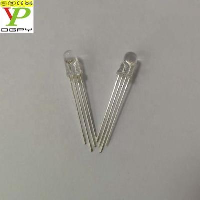 China LED Display 5mm Led Diode Polarity Common Cathode RGB 4PIN for sale