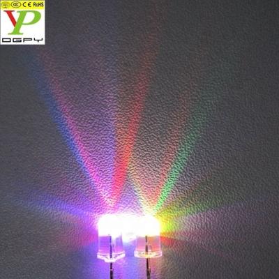 China Flashing Light 2 Pin Led RGB Dip / Dip Led 5mm RGB Flasher / 3mm Dip 5mm Led Multicolor Flasher Diodes (CE & RoHS Compliant) for sale