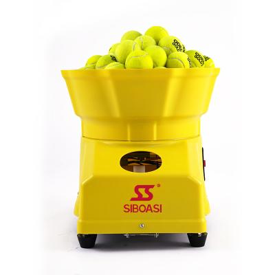 China Remote Control Single Shooter Tennis Robot Ball Automatic Throwing Machine With Large Capacity for sale